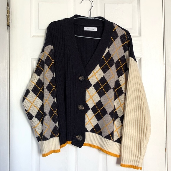argyle cardigan ♡ - Picture 2 of 14